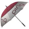 Ping Ladies Double Canopy Golf Umbrella -Golf Equipment Store ladiesdoublecanopyumbrellasilvergarnet1