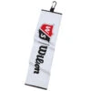 Wilson Tri-Fold Golf Towel 2 Wilson Tri-Fold Golf Towel -Golf Equipment Store microfibertrifoldtowelwhite1