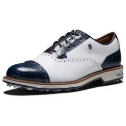 FootJoy Premiere Series Tarlow 53904 Golf Shoes -Golf Equipment Store premierseriestarlowshoeswhitenavy5