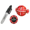 Odyssey Straight Shot Alignment Ball Marker & Poker Chip -Golf Equipment Store straightshotalignmentmarkerwithpokerchip1